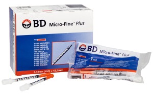 BD Micro-Fine strzykawki insulinowe U100 1ml G29 x 12,7mm (100szt.)